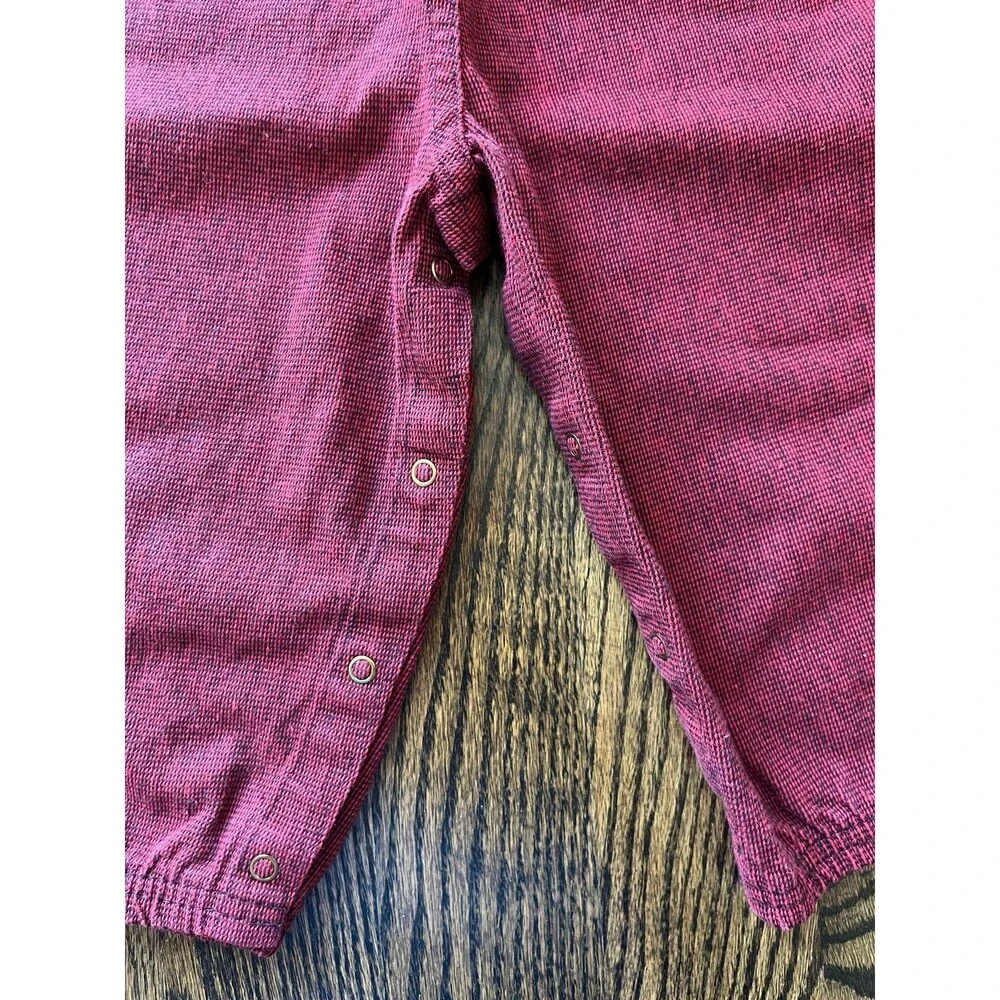 Vintage OshKosh B'Gosh Vestbak Overalls Jumper - Red/Black Grid (24M)